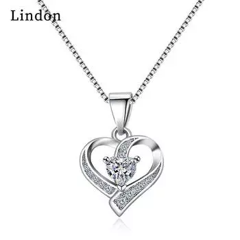 Женское ожерелье Lindon, кулон из медного сплава, циркон, модный подарок
