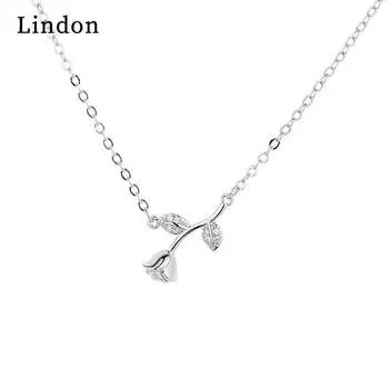 Женское ожерелье Lindon, кулон из медного сплава, циркон, модный подарок