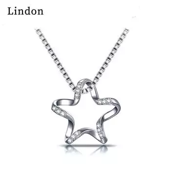 Женское ожерелье Lindon, кулон из медного сплава, циркон, модный подарок