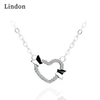 Женское ожерелье Lindon, кулон из медного сплава, циркон, модный подарок