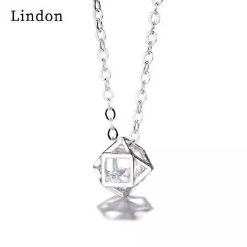 Женское ожерелье Lindon, кулон из медного сплава, циркон, модный подарок
