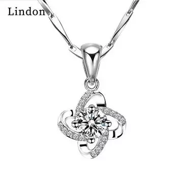 Женское ожерелье Lindon, кулон из медного сплава, циркон, модный подарок