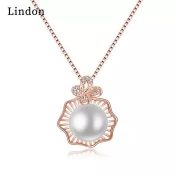 Женское ожерелье Lindon, кулон из медного сплава, циркон, модный подарок