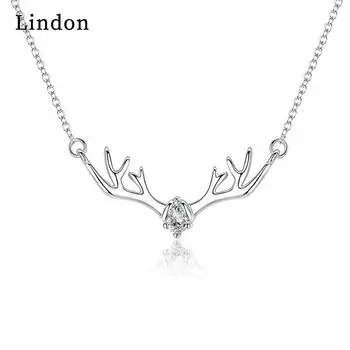 Женское ожерелье Lindon, кулон из медного сплава, циркон, модный подарок