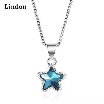 Женское ожерелье Lindon, кулон из медного сплава, циркон, модный подарок