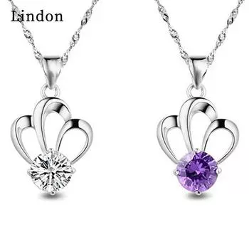 Женское ожерелье Lindon, кулон из медного сплава, циркон, модный подарок