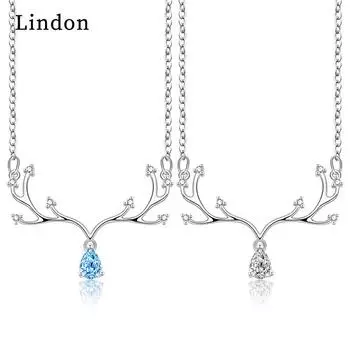 Женское ожерелье Lindon, кулон из медного сплава, циркон, модный подарок