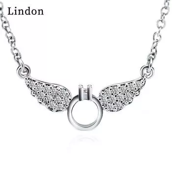 Женское ожерелье Lindon, кулон из медного сплава, циркон, модный подарок