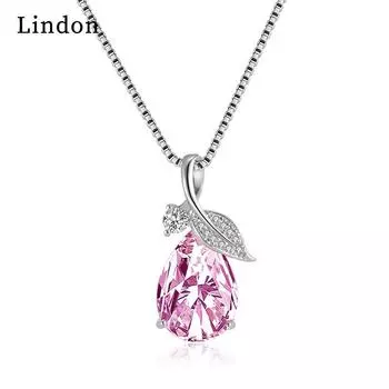 Женское ожерелье Lindon, кулон из медного сплава, циркон, модный подарок