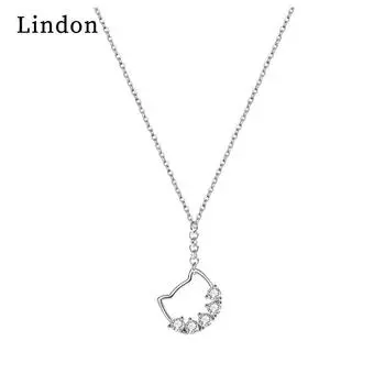 Женское ожерелье Lindon, кулон из медного сплава, циркон, модный подарок