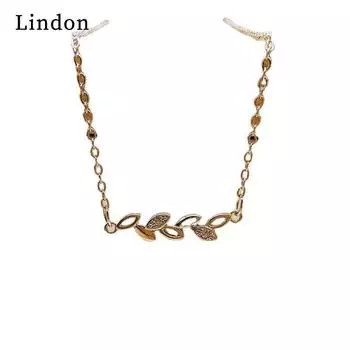 Женское ожерелье Lindon, кулон из медного сплава, циркон, модный подарок