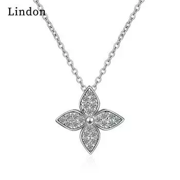 Женское ожерелье Lindon, кулон из медного сплава, циркон, модный подарок