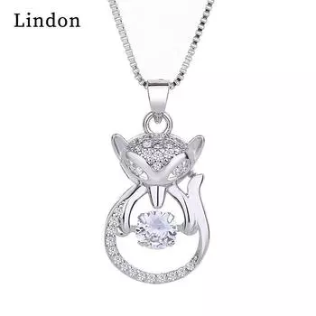 Женское ожерелье Lindon, кулон из медного сплава, циркон, модный подарок