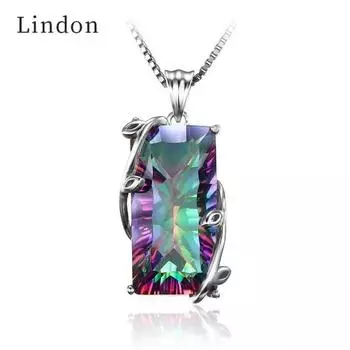 Женское ожерелье Lindon, кулон из медного сплава, циркон, модный подарок