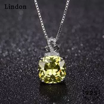 Женское ожерелье Lindon, кулон из медного сплава, циркон, модный подарок розовый