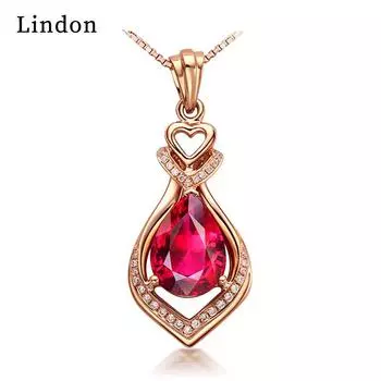 Женское ожерелье Lindon, кулон из медного сплава, циркон, модный подарок