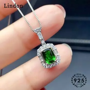 Женское ожерелье Lindon, кулон из медного сплава, циркон, модный подарок