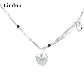 Женское ожерелье Lindon, кулон из медного сплава, циркон, модный подарок