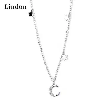 Женское ожерелье Lindon, кулон из медного сплава, циркон, модный подарок