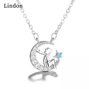 Женское ожерелье Lindon, кулон из медного сплава, циркон, модный подарок