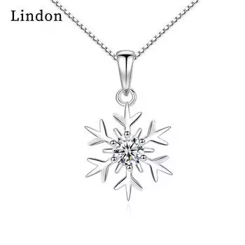 Женское ожерелье Lindon, кулон из медного сплава, циркон, модный подарок