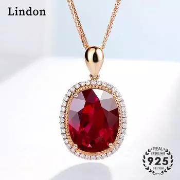 Женское ожерелье Lindon, кулон из медного сплава, циркон, модный подарок