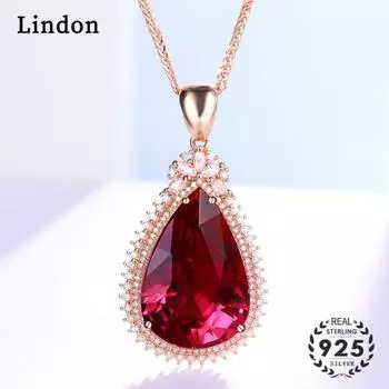 Женское ожерелье Lindon, кулон из медного сплава, циркон, модный подарок