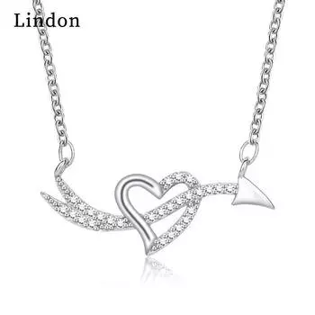 Женское ожерелье Lindon, кулон из медного сплава, циркон, модный подарок