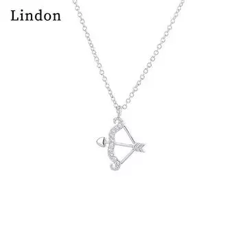 Женское ожерелье Lindon, кулон из медного сплава, циркон, модный подарок