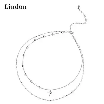 Женское ожерелье Lindon, кулон из медного сплава, циркон, модный подарок