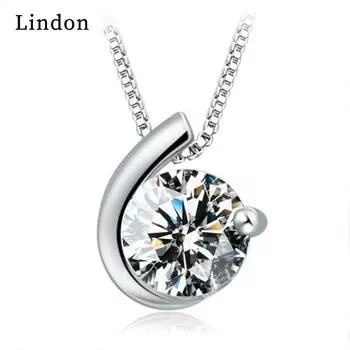 Женское ожерелье Lindon, кулон из медного сплава, циркон, модный подарок