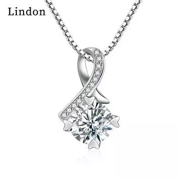 Женское ожерелье Lindon, кулон из медного сплава, циркон, модный подарок