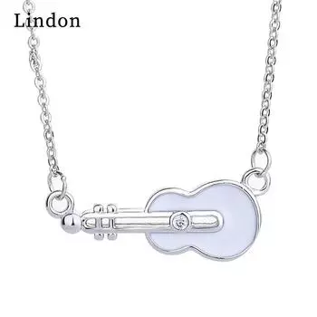 Женское ожерелье Lindon, кулон из медного сплава, циркон, модный подарок серебряный