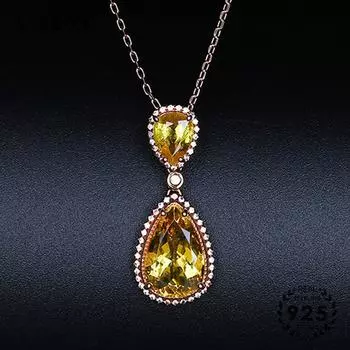 Женское ожерелье Lindon, кулон с цирконом, модный подарок