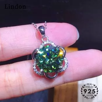 Женское ожерелье Lindon, кулон с цирконом, модный подарок