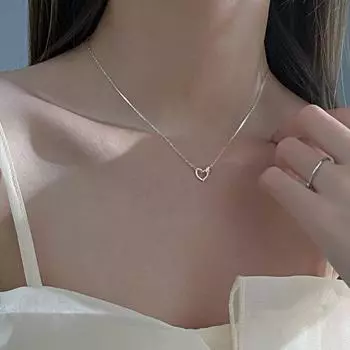 Женское ожерелье с блестящими стразами, инкрустированное декоративными регулируемыми универсальными ювелирными изделиями, подарки в форме сердца, женская любовь