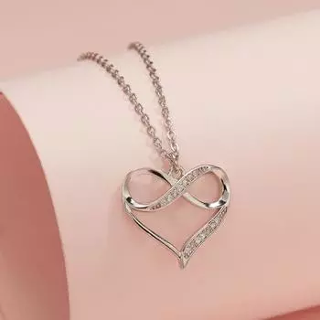 Женское ожерелье с блестящими стразами номер 8, тип тонкой работы, индивидуальное декоративное украшение на шею, яркое