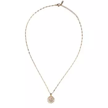 Женское ожерелье с двойным вращающимся кулоном в виде подсолнуха, ювелирное изделие для праздничной вечеринки, подарка на день рождения