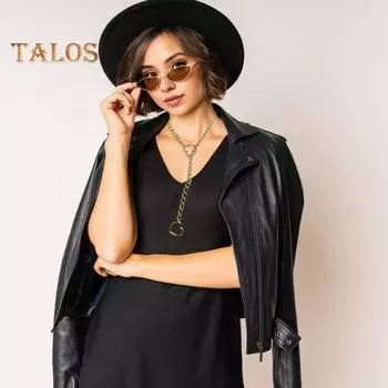 Женское ожерелье с подвеской в виде сердца, регулируемое, готическое, хип-хоп, рок-звезда, певица, ювелирное украшение на шею, ожерелье из нержавеющей стали для клубной вечеринки B