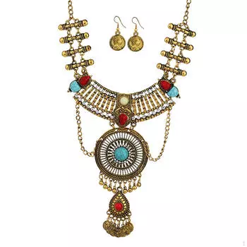 Женское ожерелье в стиле бохо для турецкого племени невесты на Хэллоуин