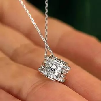 Женское ожерелье высокого класса, универсальная роскошная цепочка на ключицу с темпераментом, ювелирные изделия в стиле легкой роскоши