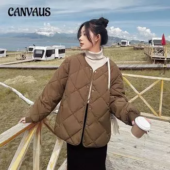 Женское пальто больших размеров, легкая хлопковая куртка на осень и зиму S чёрный