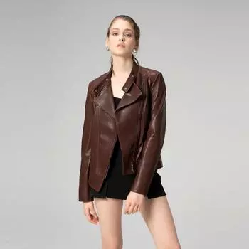 Женское пальто Dericlub из 100% натуральной кожи