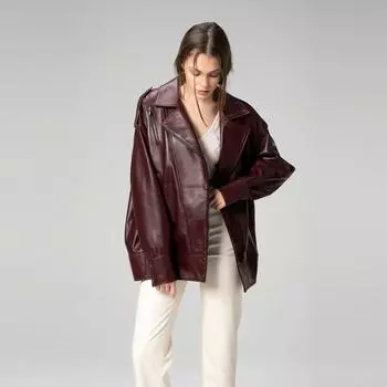 Женское пальто Dericlub из 100% натуральной кожи