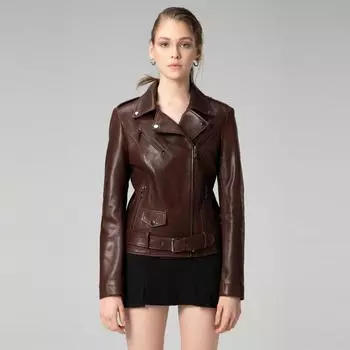 Женское пальто Dericlub из 100% натуральной кожи