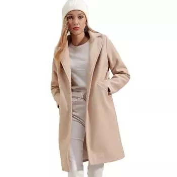 Женское пальто Fierte Bgdt9085 Cachet на одной пуговице с подкладкой