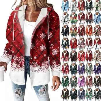 Женское пальто, повседневная и модная композитная толстая и теплая куртка с капюшоном и принтом XXL тёмно-синий