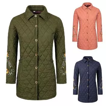 Женское пальто-свитер, зимнее теплое шерстяное пальто на молнии, хлопковое пальто, верхняя одежда XL тёмно-синий