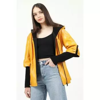 Женское пальто Yb-2162 Женское пальто большого размера из натуральной кожи