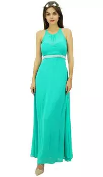 Женское платье Bimba, дизайнерское платье для подружки невесты, свадебное платье с поясом из бисера 14 мятный зеленый